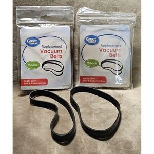 Great Value Replacement Vacuum Belts 2 Packs (4) Dirt Devil Styl 4 5 Fantom Fury